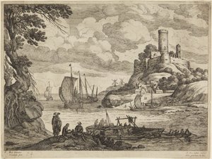 Scena portuale da Paul Bril