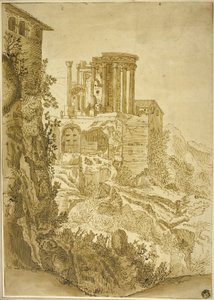Temple of Vesta, Tivoli da Paul Bril