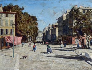 La Canebière, vista degli allées di Meilhan