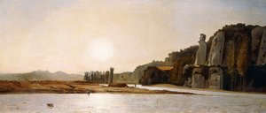 Alba sulle rive della Durance a Mirabeau