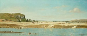 Le Rive del Fiume Durance a Saint Paul da Paul Camille Guigou