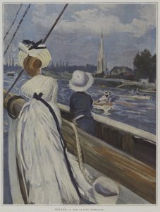 Nel porto di Harfleur da Paul Cesar Helleu