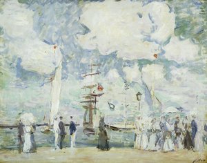 Ingresso del Porto a Deauville da Paul Cesar Helleu