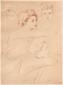 Parigina, 1898 da Paul Cesar Helleu
