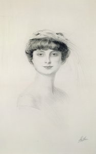 Ritratto di Anna de Noailles (1876-1933) da Paul Cesar Helleu