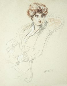 Ritratto di una signora, seduta da Paul Cesar Helleu