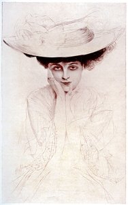 Ritratto della Contessa di Noailles da Paul Cesar Helleu