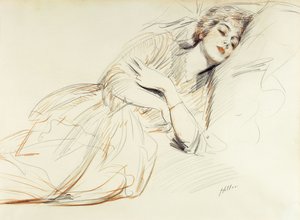 Donna sdraiata
