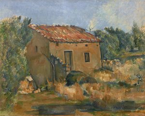 Casa abbandonata vicino ad Aix-en-Provence da Paul Cézanne