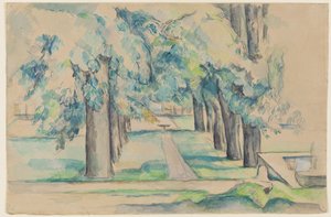 Viale di castagni al Jas de Bouffan, c.1878-90