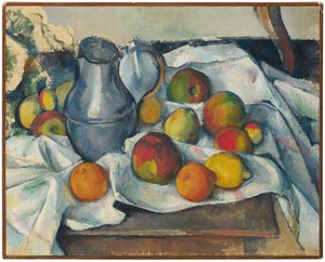 Bouilloire et fruits da Paul Cézanne