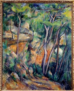 Nel parco del castello nero da Paul Cézanne