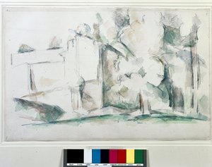 Casa tra gli alberi da Paul Cézanne