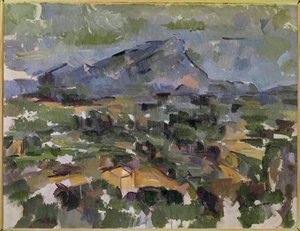 La montagna Sainte-Victoire da Paul Cézanne