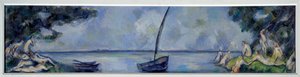 La barca e le bagnanti da Paul Cézanne