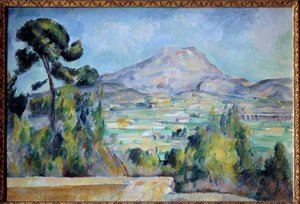 La montagna Sainte-Victoire da Paul Cézanne