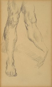 Studio delle gambe. Disegno di Paul Cezanne da Paul Cézanne