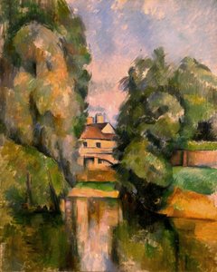 Casa vicino al fiume da Paul Cézanne