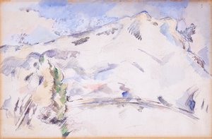 Mont Sainte-Victoire da Paul Cézanne
