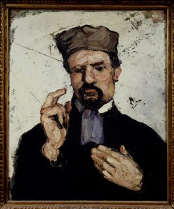 Ritratto dello zio Dominique in abito da avvocato da Paul Cézanne