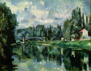 Le rive della Marna a Creteil, c.1888 da Paul Cézanne