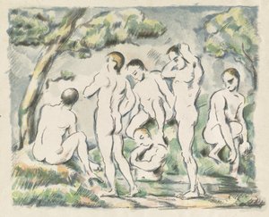 Le bagnanti (Piccola tavola) da Paul Cézanne