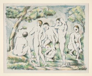 Le bagnanti (piccola versione) da Paul Cézanne