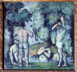 Le cinque bagnanti da Paul Cézanne