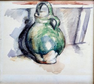 La brocca verde (acquerello e mina di piombo di Paul Cézanne) da Paul Cézanne