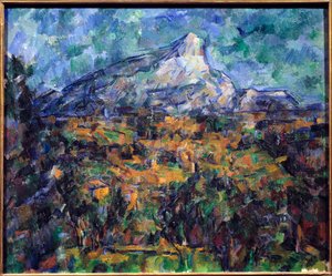 La Montagna Santa da Paul Cézanne