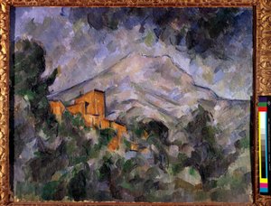 La Montagna Santa Vittoria e il Castello Nero da Paul Cézanne