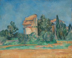 La torre dei piccioni a Bellevue da Paul Cézanne