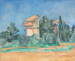 La torre dei piccioni a Bellevue da Paul Cézanne