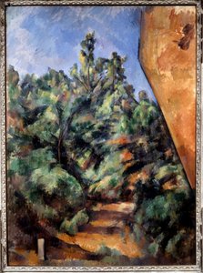 La roccia rossa da Paul Cézanne