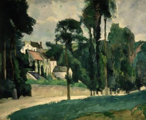 La strada a Pontoise da Paul Cézanne