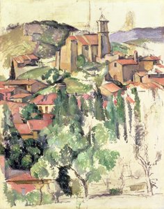 Il villaggio di Gardanne da Paul Cézanne