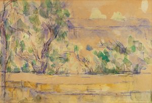Vista presa allo studio di Lauves da Paul Cézanne