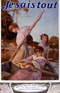 Illustrazione "Sul lago" di Paul Chabas (1869 - 1937). "So tutto".