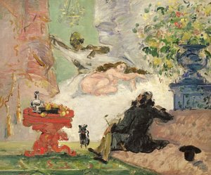 Una moderna Olimpia, 1873-74 da Paul Cézanne