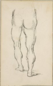 Dopo Luca Signorelli: studio di gambe, c.1883-86 da Paul Cézanne