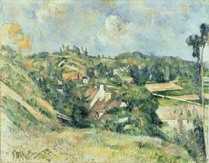 Auvers-sur-Oise, visto dalla Val Harme, 1879-82 da Paul Cézanne