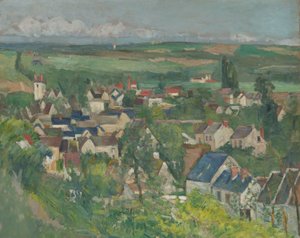 Auvers, Vista panoramica da Paul Cézanne