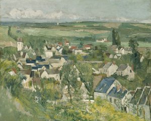 Auvers, vista panoramica, 1873-75 da Paul Cézanne
