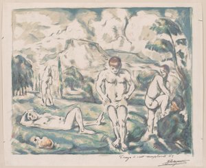 Bagnanti da Paul Cézanne