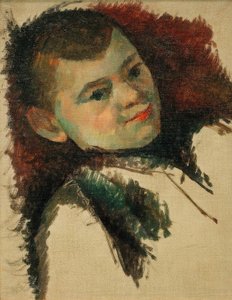 Ritratto di Paul Cézanne jun. da Paul Cézanne