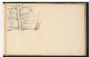 Sedia e credenza