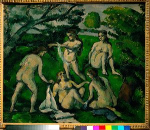Cinque bagnanti da Paul Cézanne