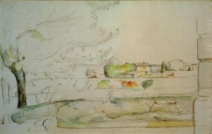La pianura di Bellevue da Paul Cézanne