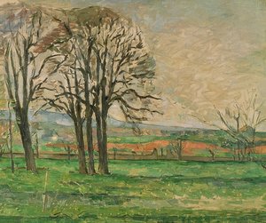Gli alberi spogli presso Jas de Bouffan
