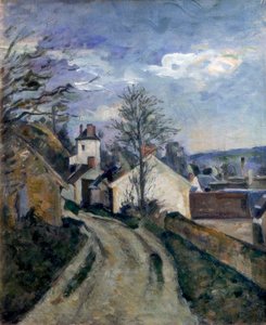 Casa del Dottor Gachet ad Auvers, c1873 da Paul Cézanne